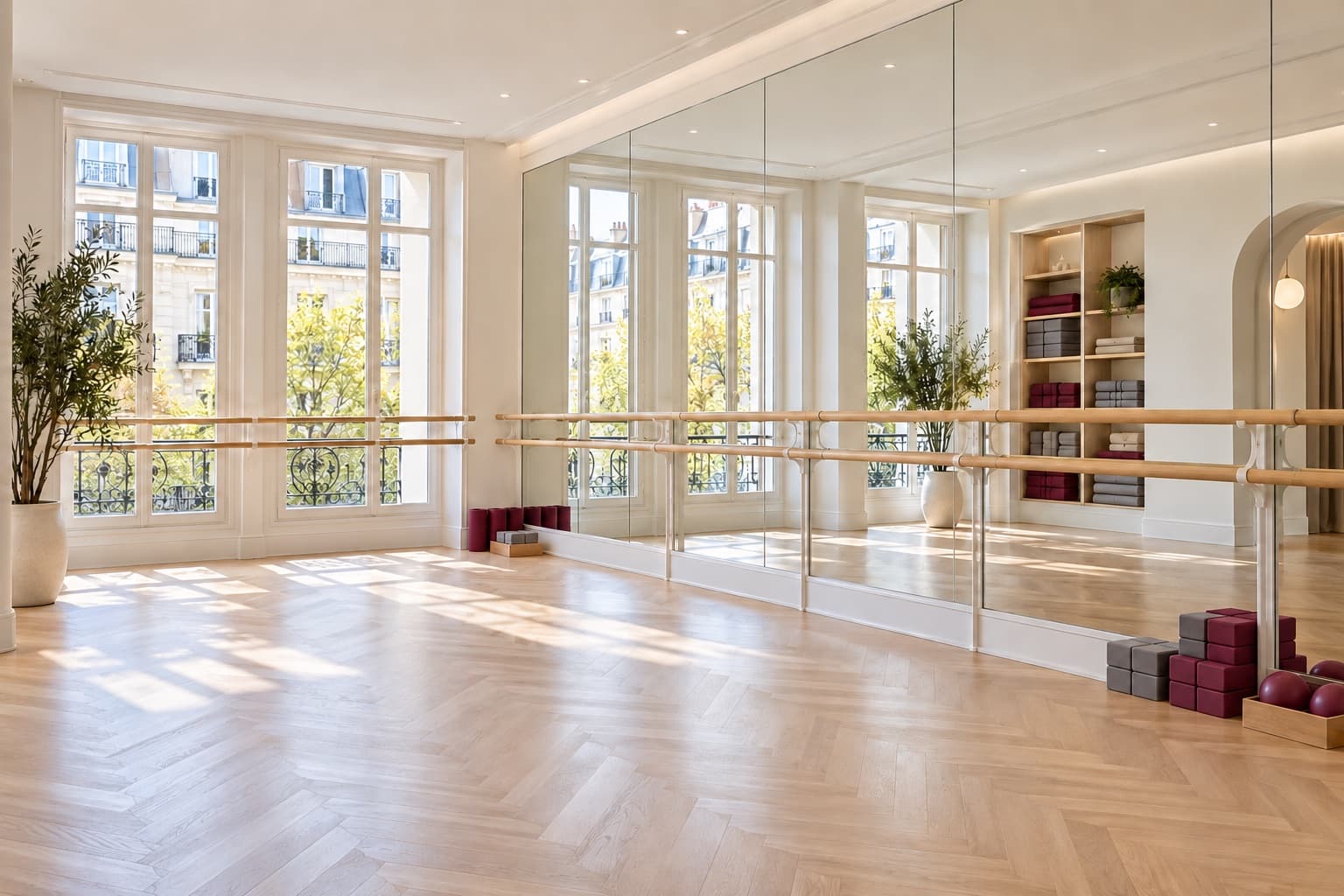 Atelier Barre, salle de Barre Burn