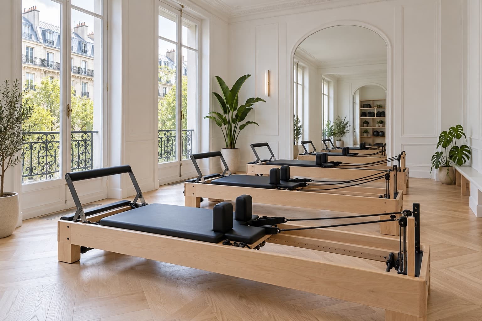 Studio Lumière, salle de Pilates Reformer